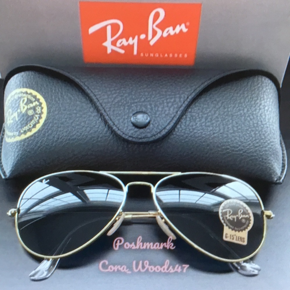 Ray-Ban Black Aviator Sunglasses